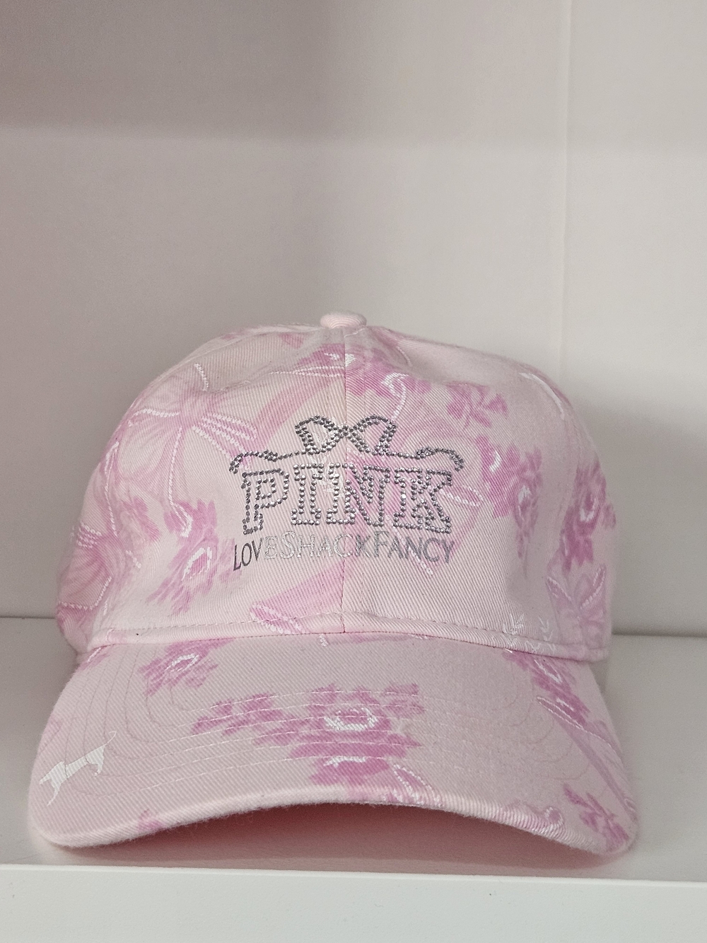 PINK Victoria's Secret LoveShackFancy Baseball Cap Hay